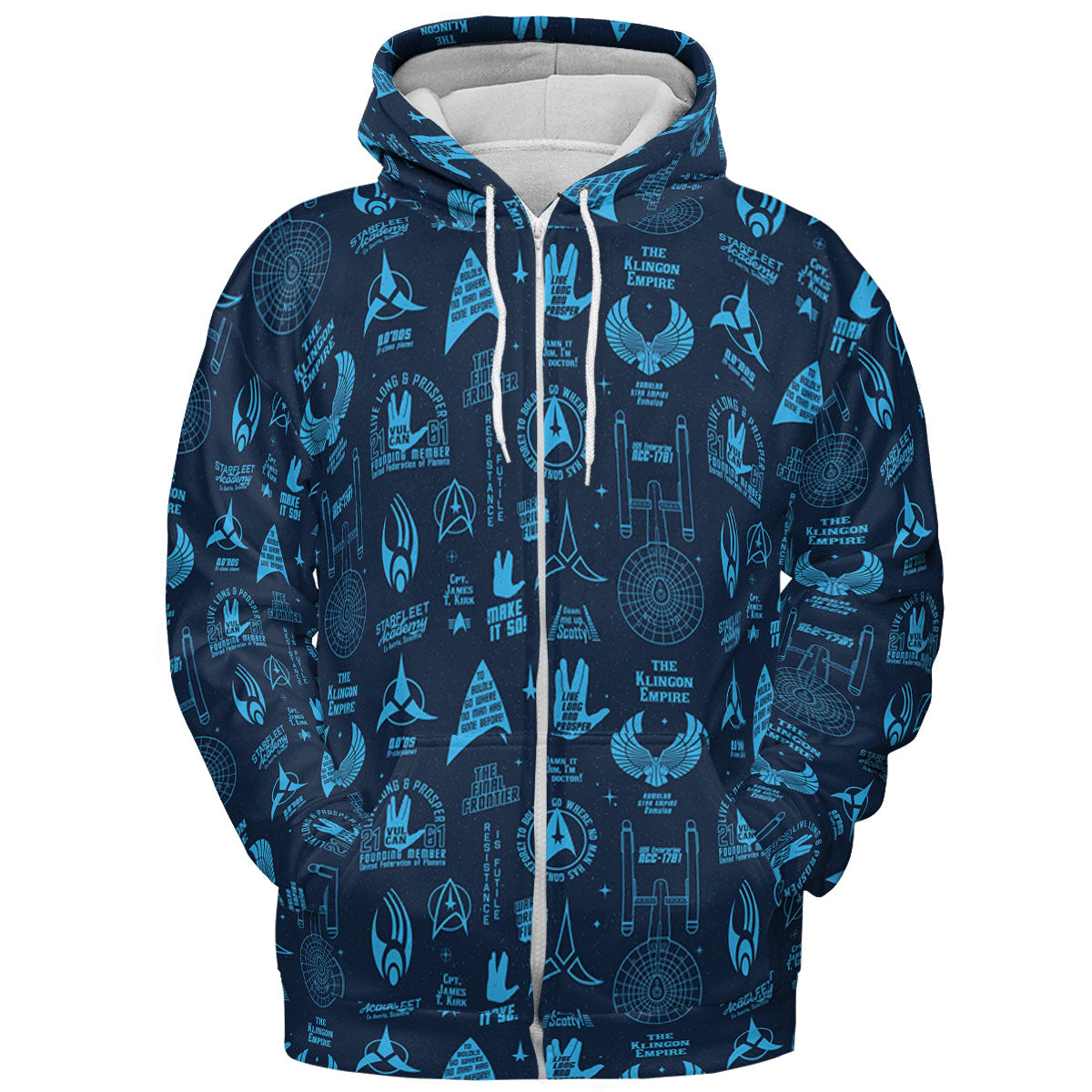 All-over Print Hoodie - X9CSTZCD