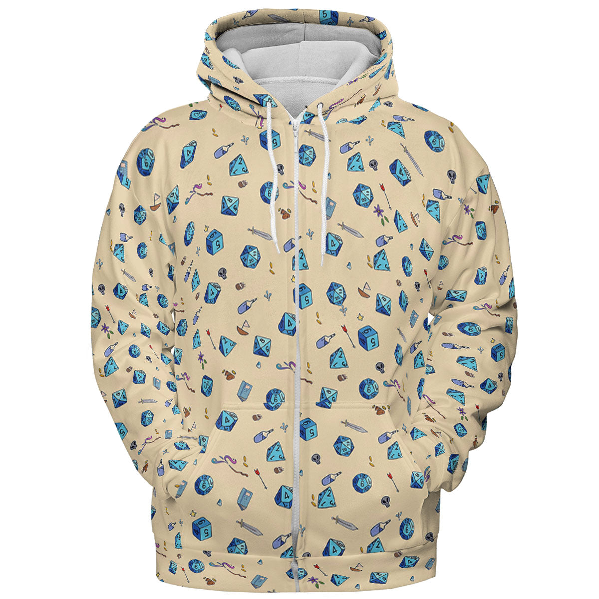 All-over Print Hoodie - 8593YNTR