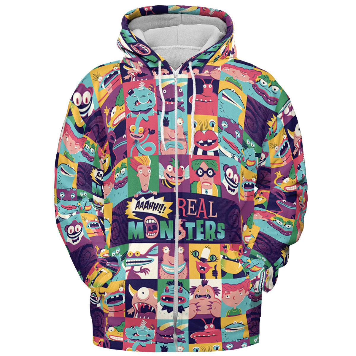 All-over Print Hoodie - 8VLRQZ6Q