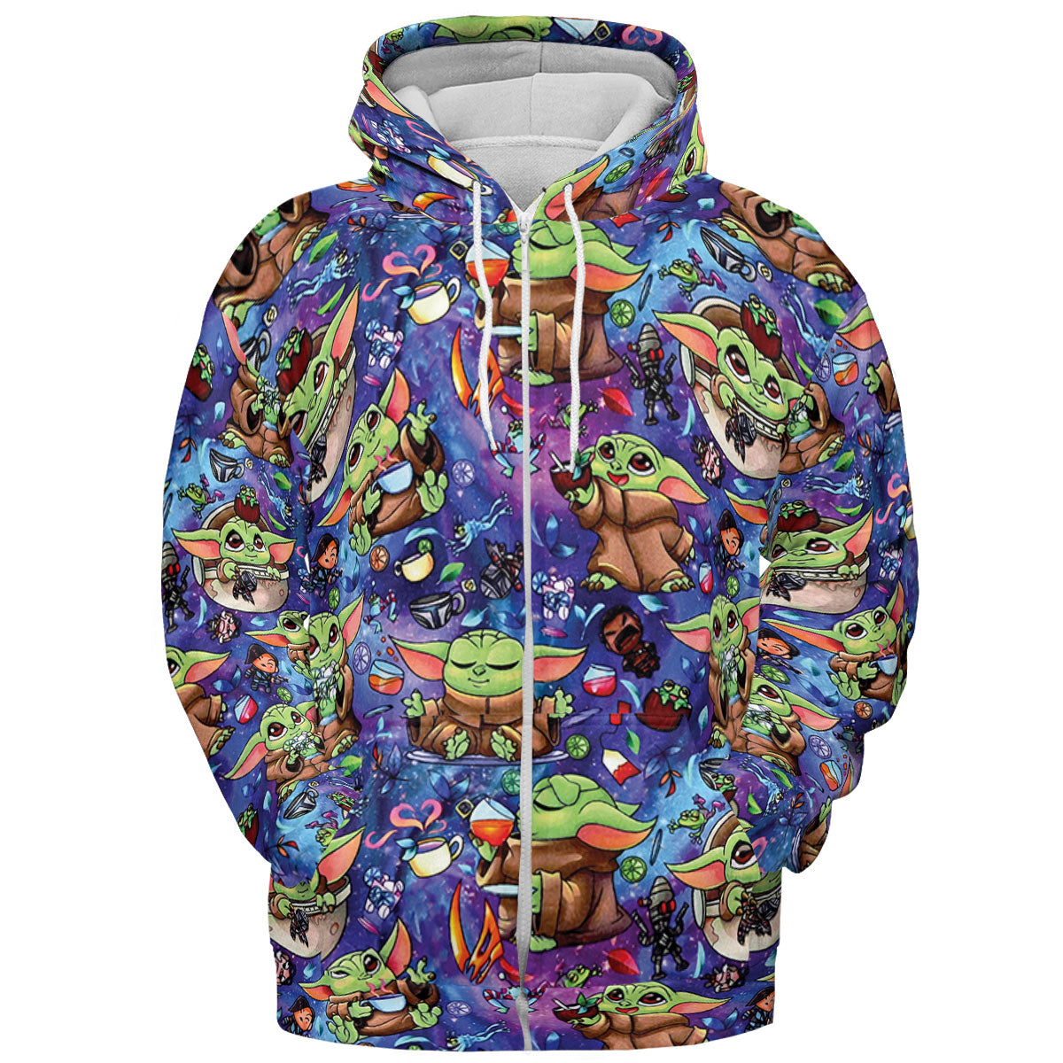 All-over Print Hoodie - 3LU4CDZR