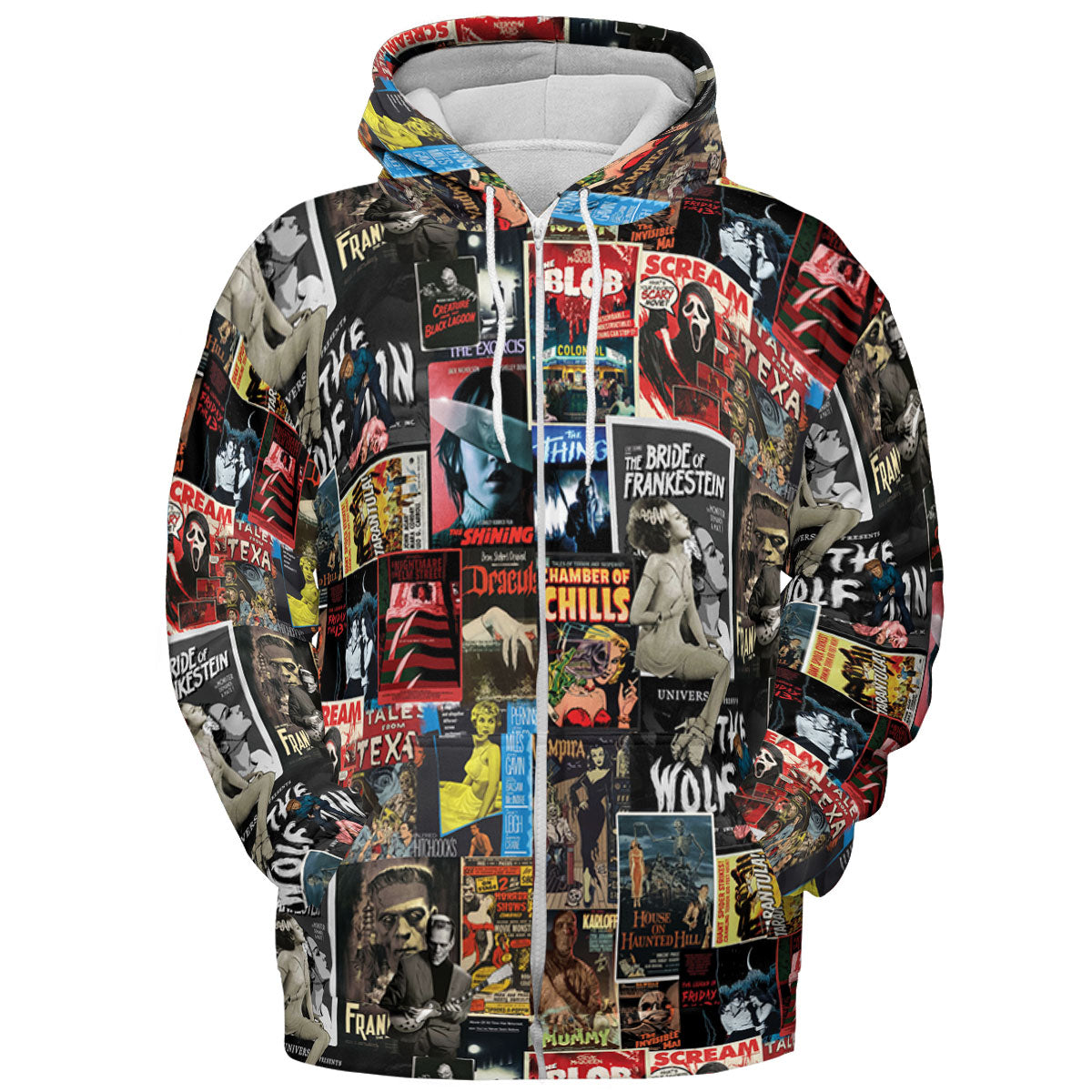 All-over Print Hoodie - QXY8V5JJ
