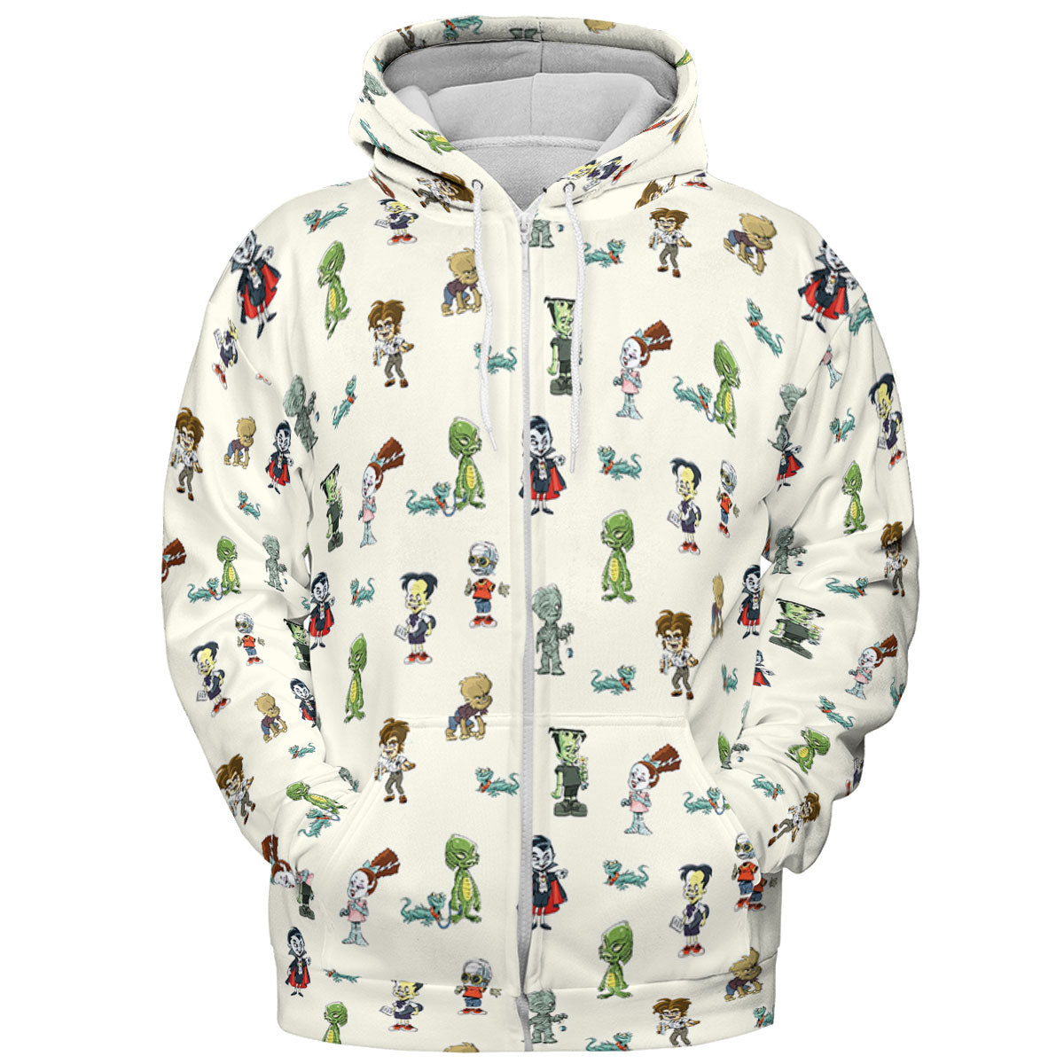 All-over Print Hoodie - 9112HFRJ