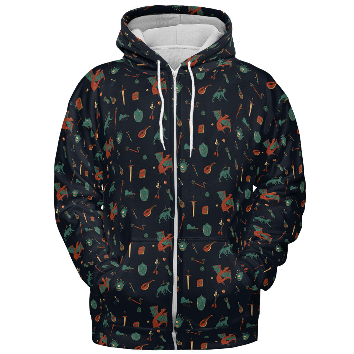 All-over Print Hoodie - KRCHFE7N