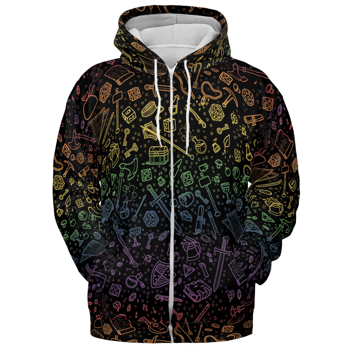 All-over Print Hoodie - 8FD3WX6C