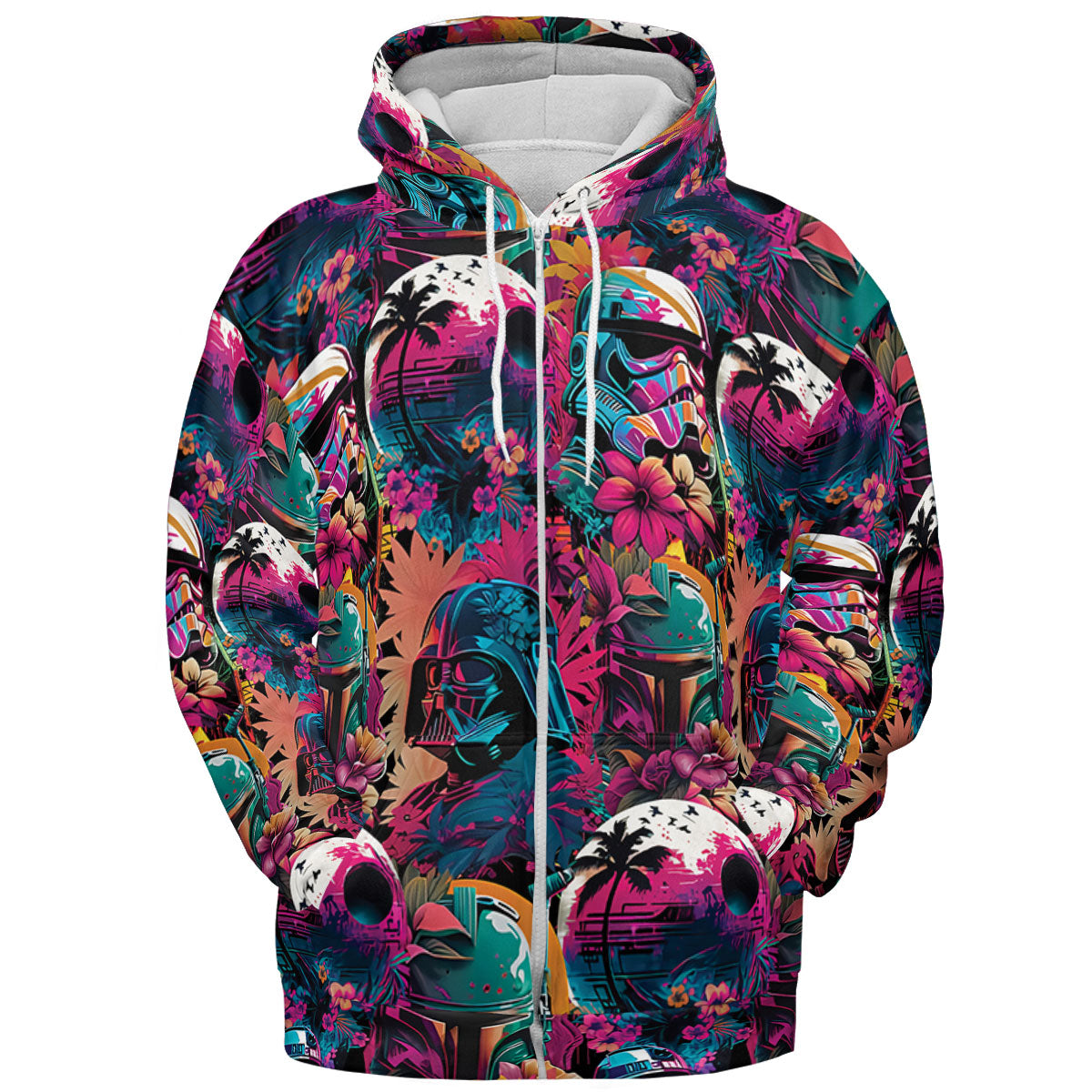 All-over Print Hoodie - R1NG8JGK