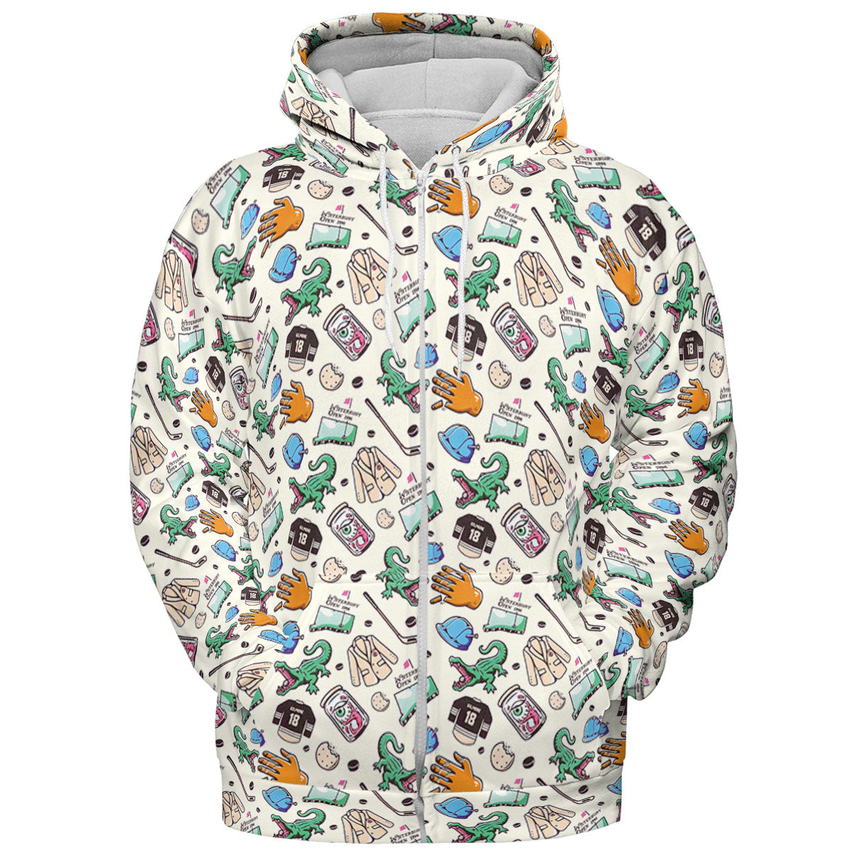 All-over Print Hoodie - 3C79SN3U