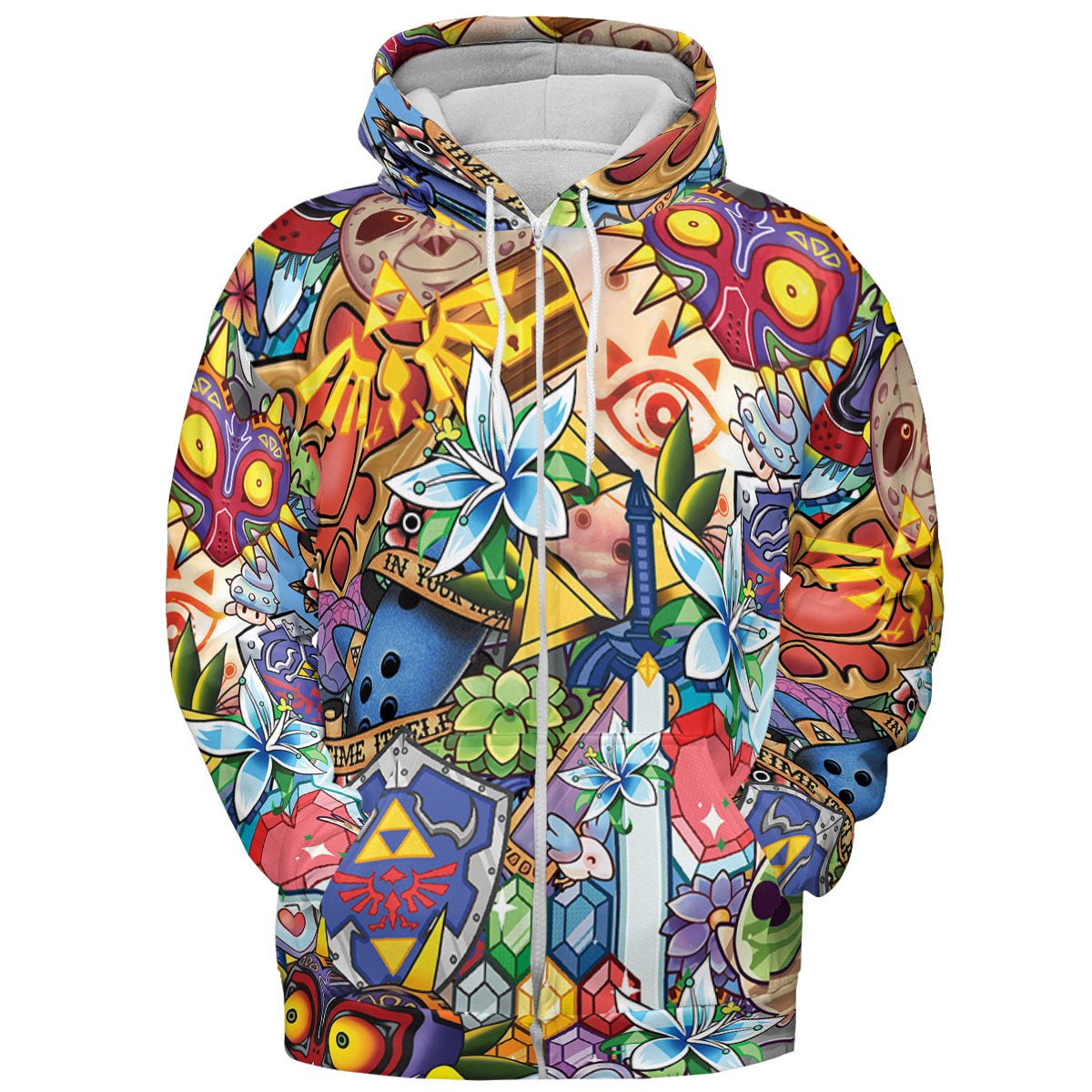 All-over Print Hoodie - CKWHWBT7