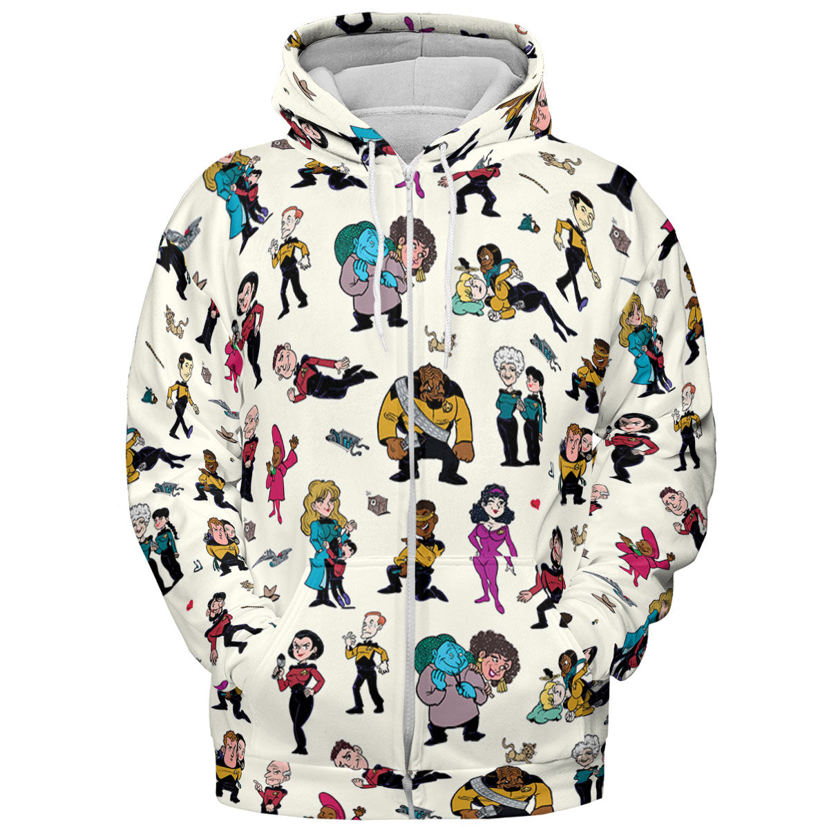 All-over Print Hoodie - 8PB4RJF9