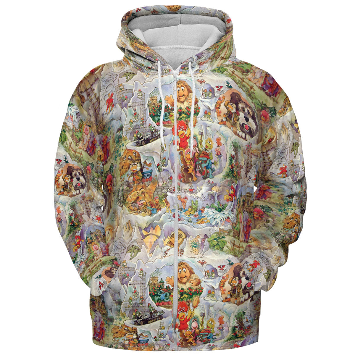 All-over Print Hoodie - HFW6Y4UE