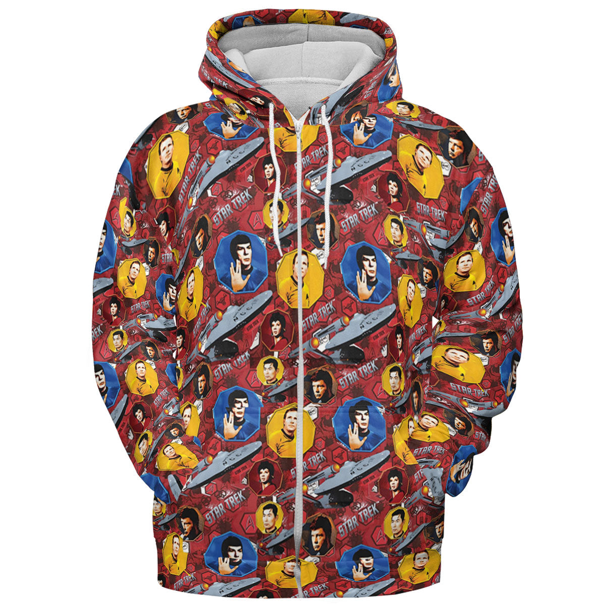 All-over Print Hoodie - 7KFZG1KD