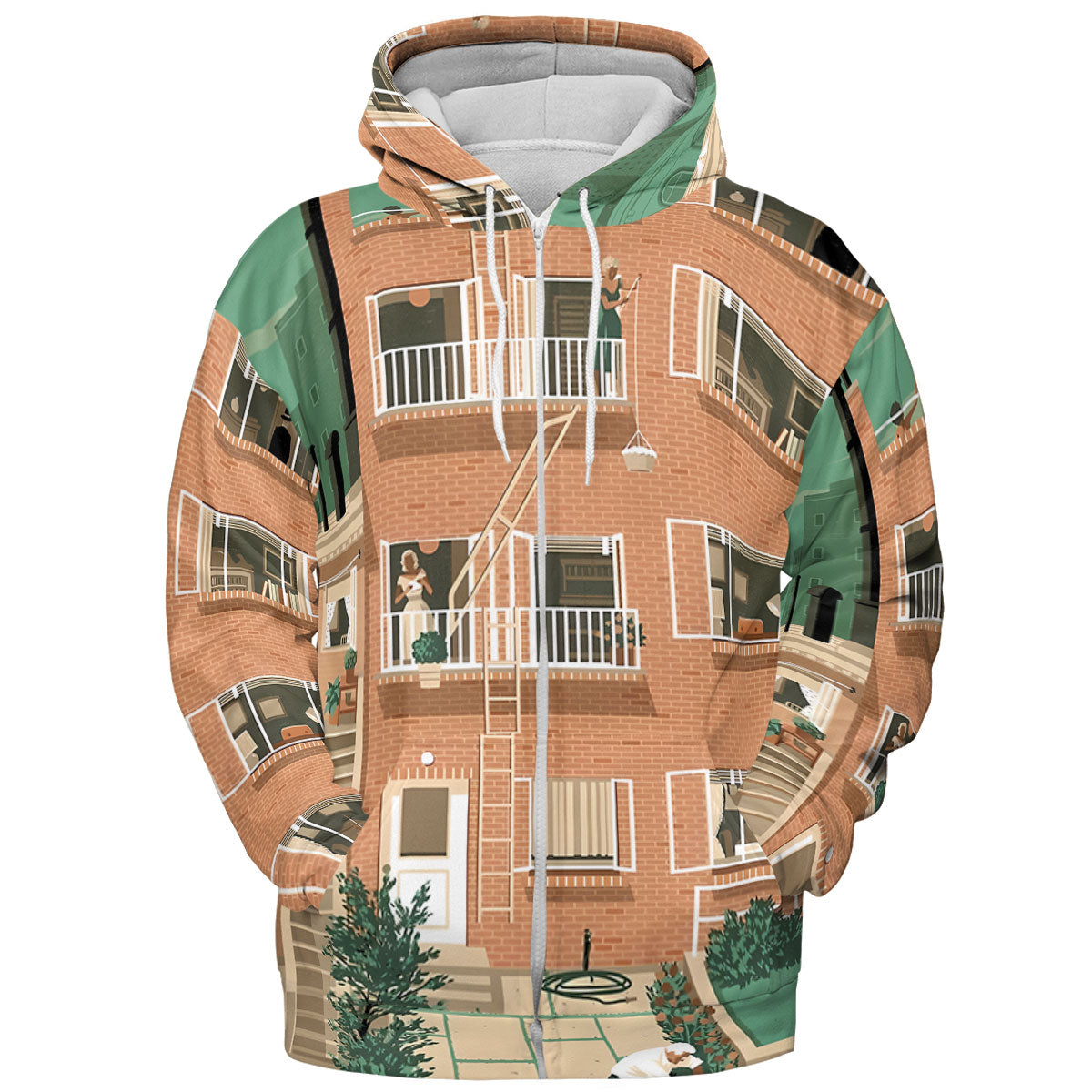 All-over Print Hoodie - 1PHMLBNF