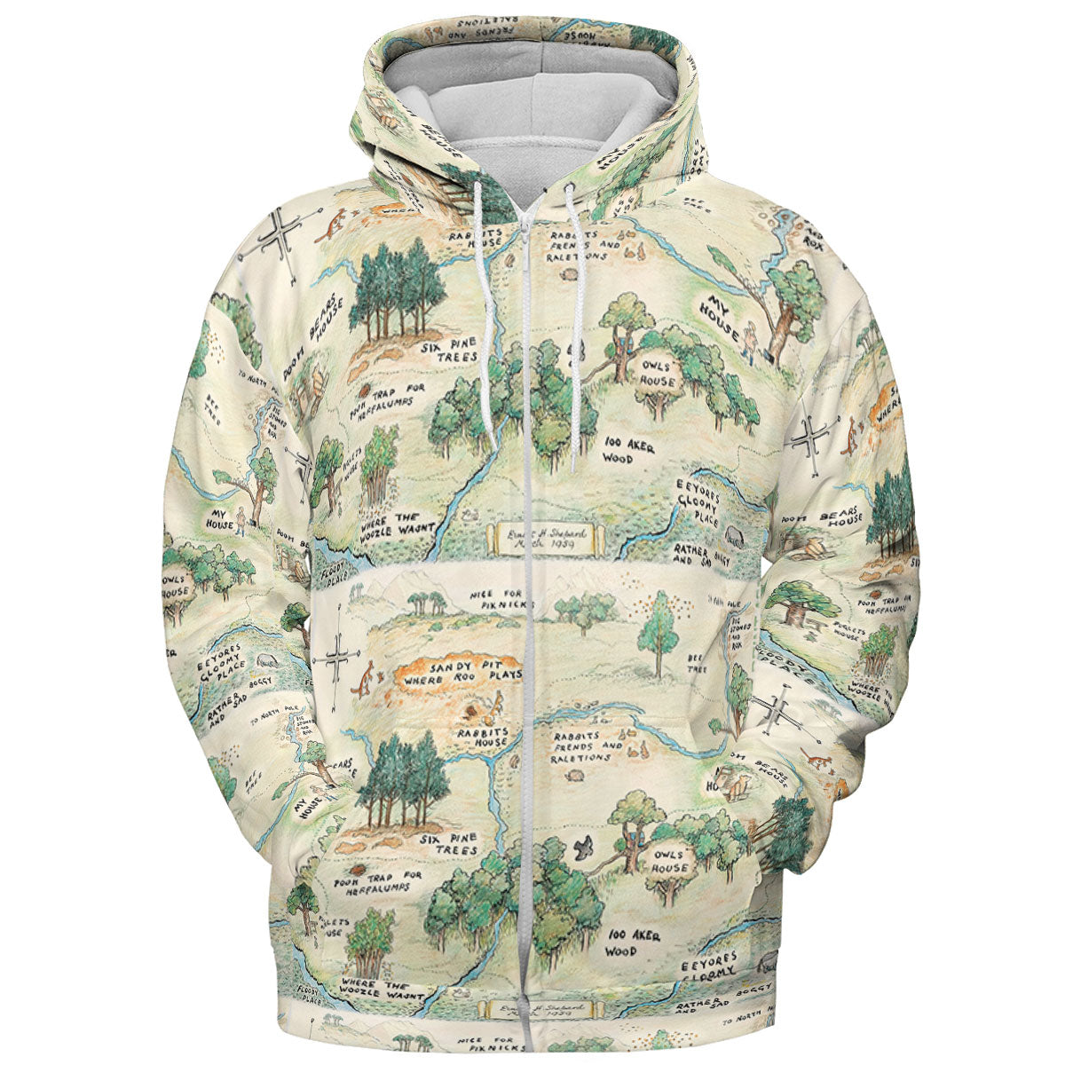 All-over Print Hoodie - T7DVJU4H