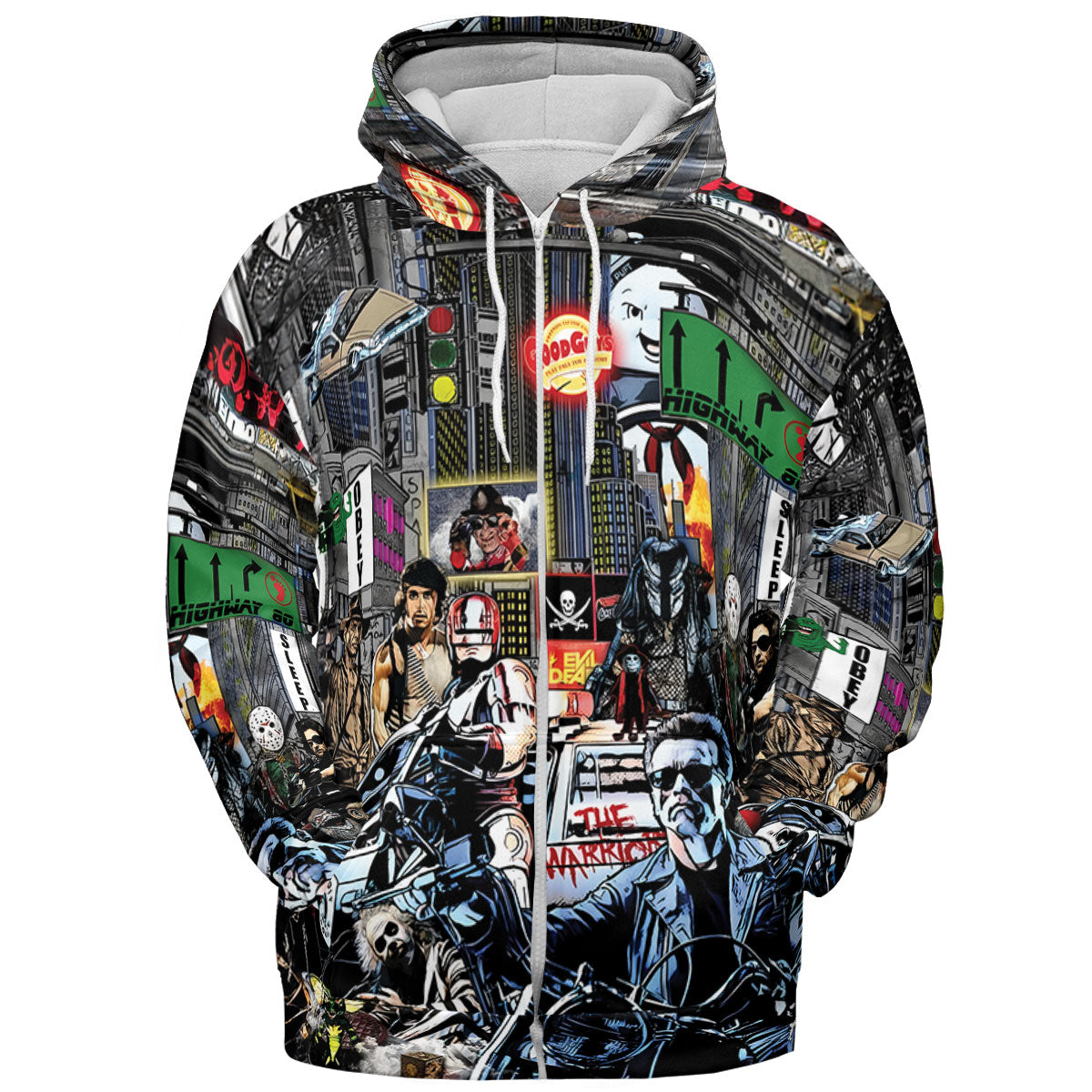 All-over Print Hoodie - 194CDPRD