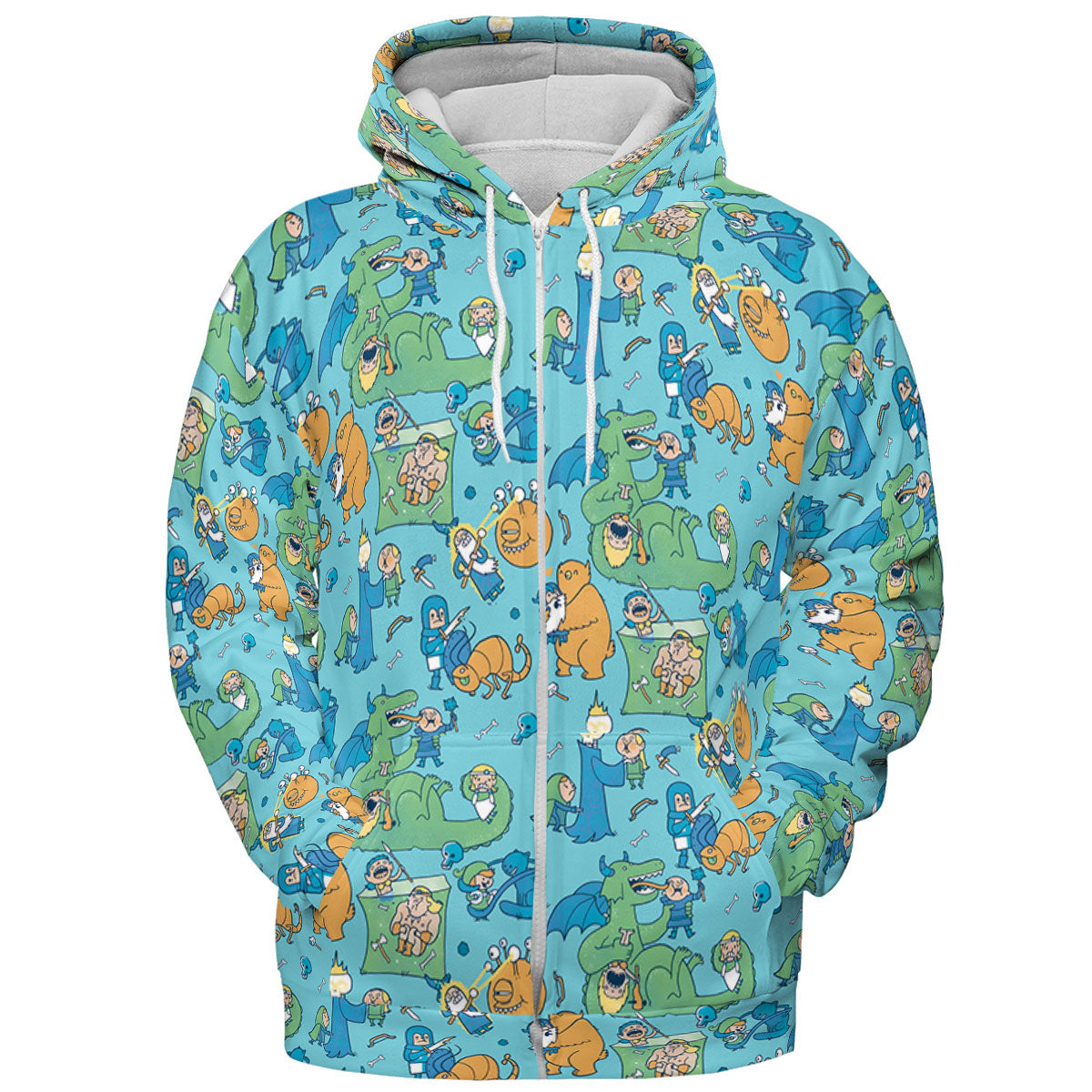 All-over Print Hoodie - CDLH6ZVX
