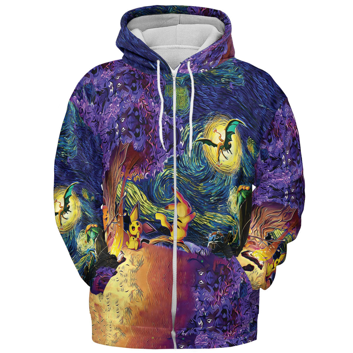 All-over Print Hoodie - ADJXVKYU