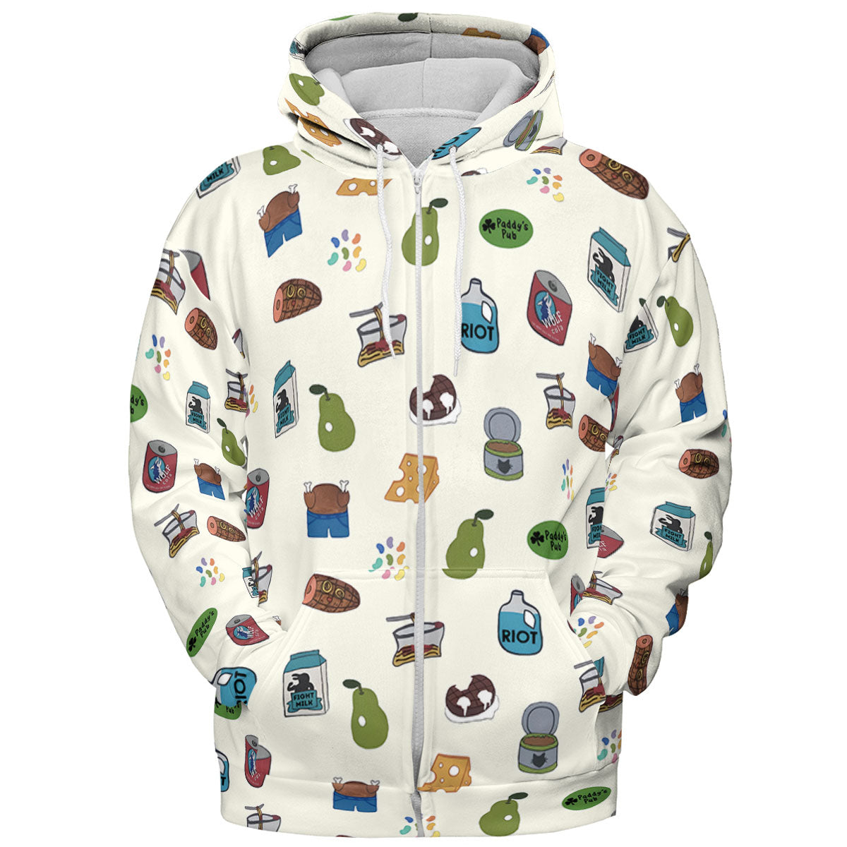 All-over Print Hoodie - 7GA9Q9V4