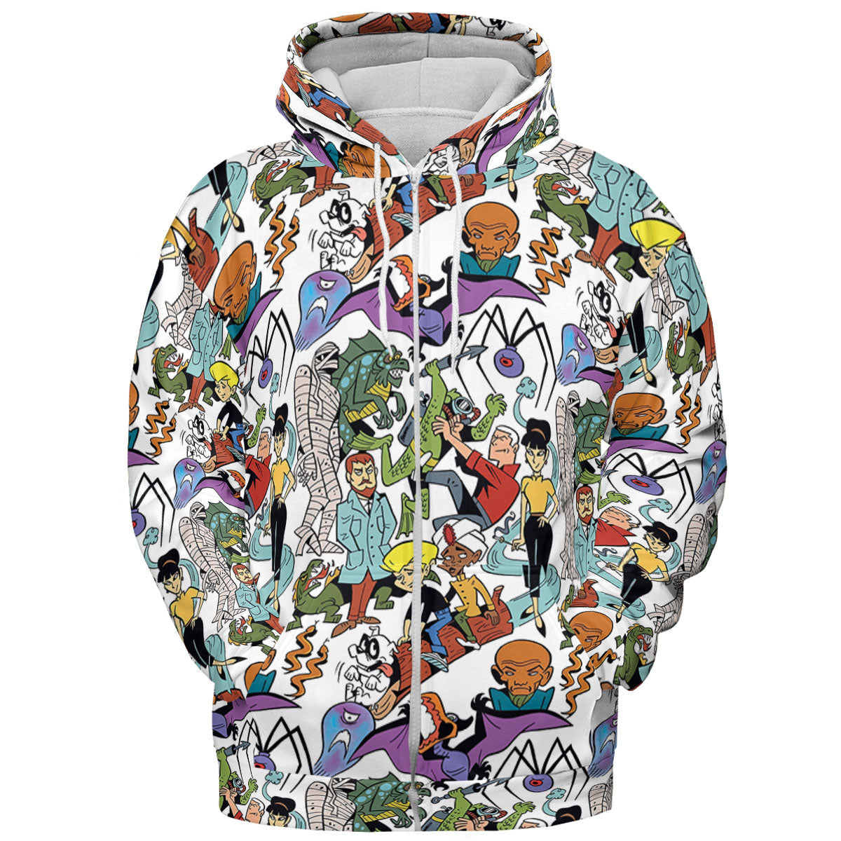 All-over Print Hoodie - 5QXYUWKA