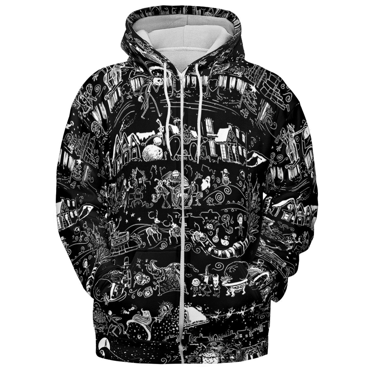 All-over Print Hoodie - W3DGRZDG