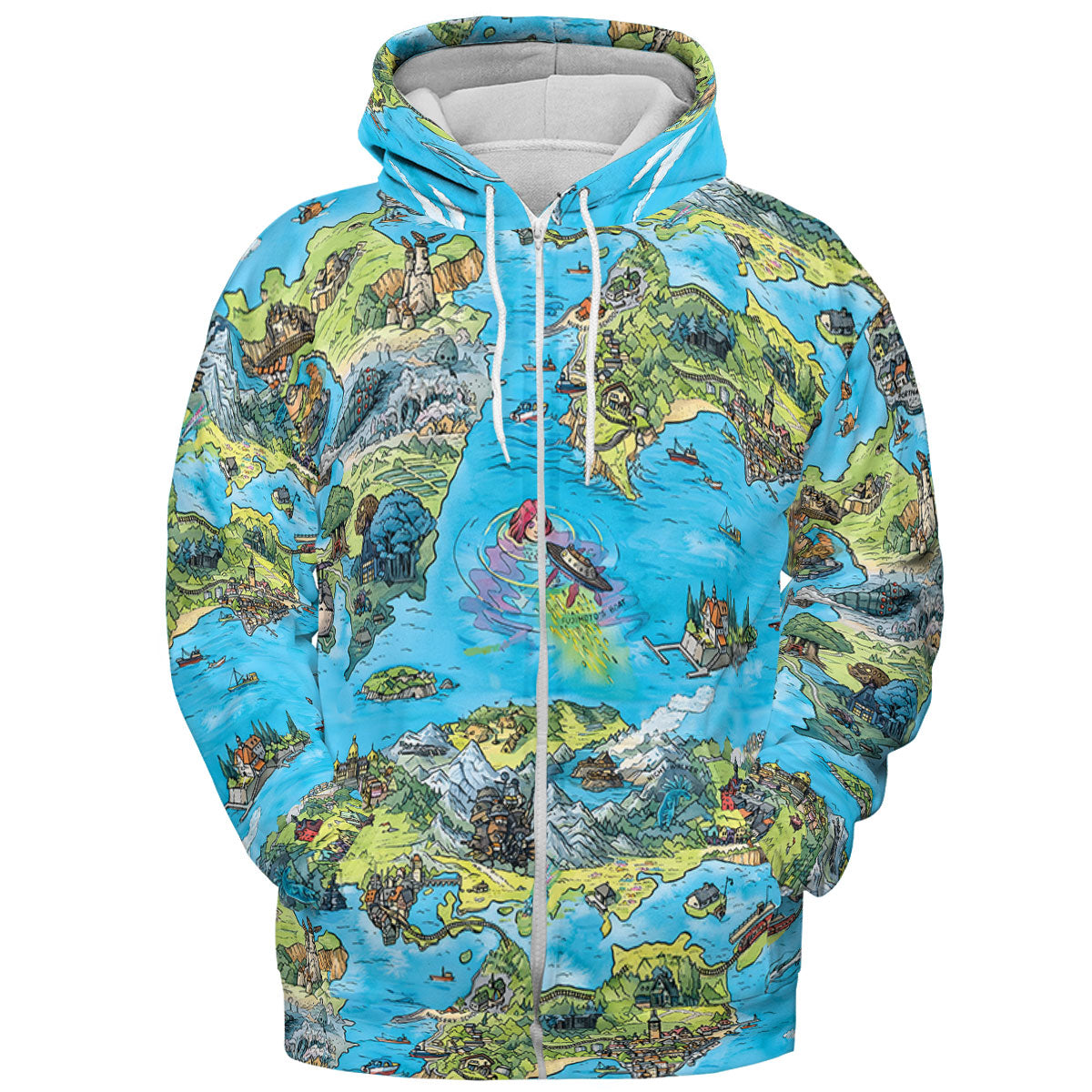 All-over Print Hoodie - D7FVDQHJ