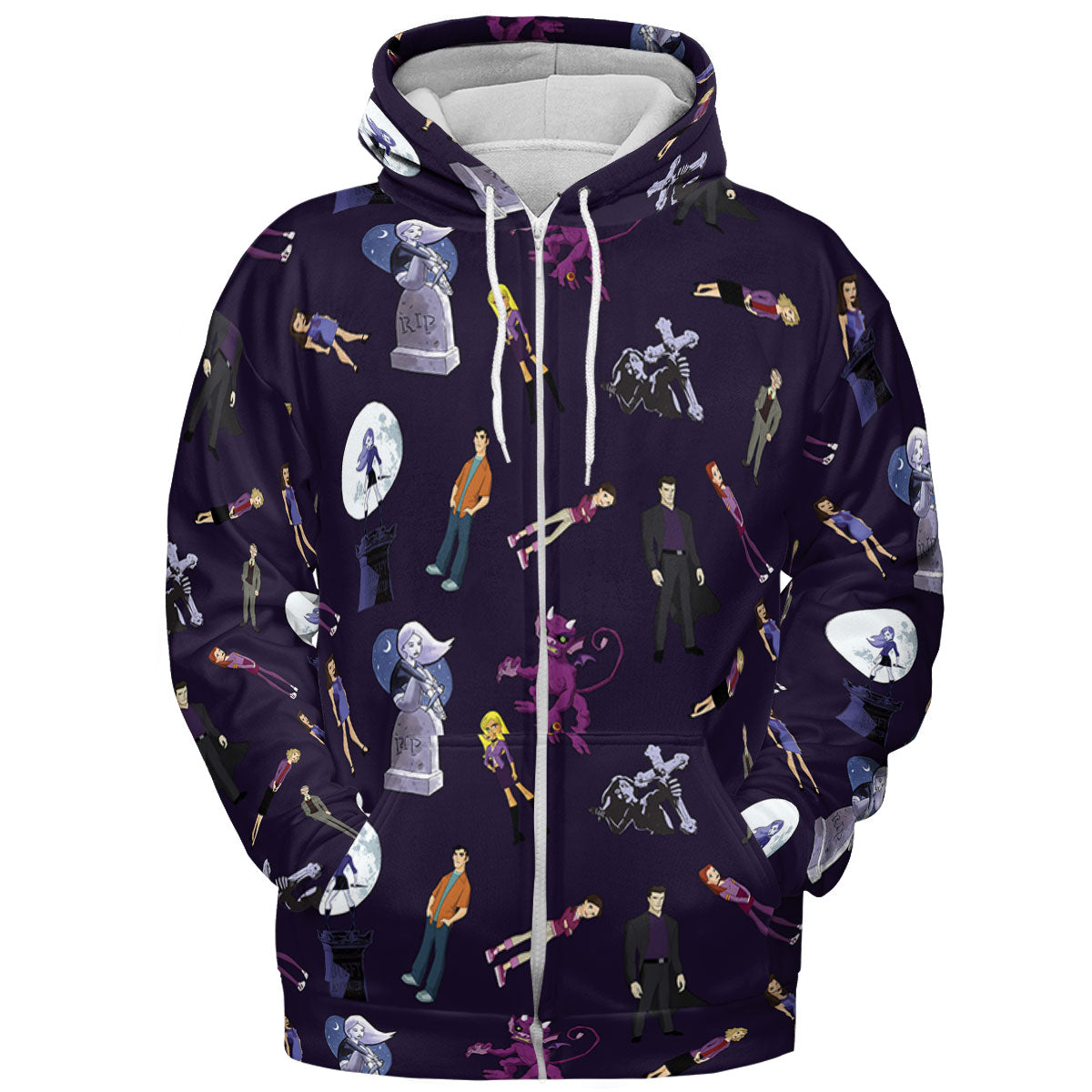 All-over Print Hoodie - Z1V75CUR