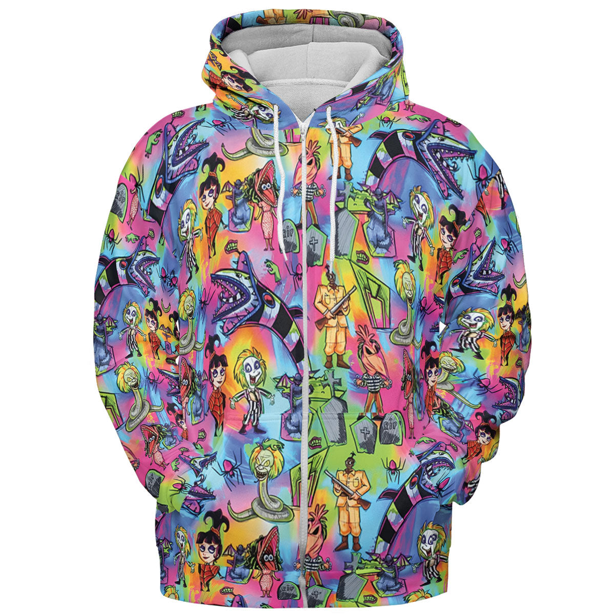 All-over Print Hoodie - 876ZMQVJ