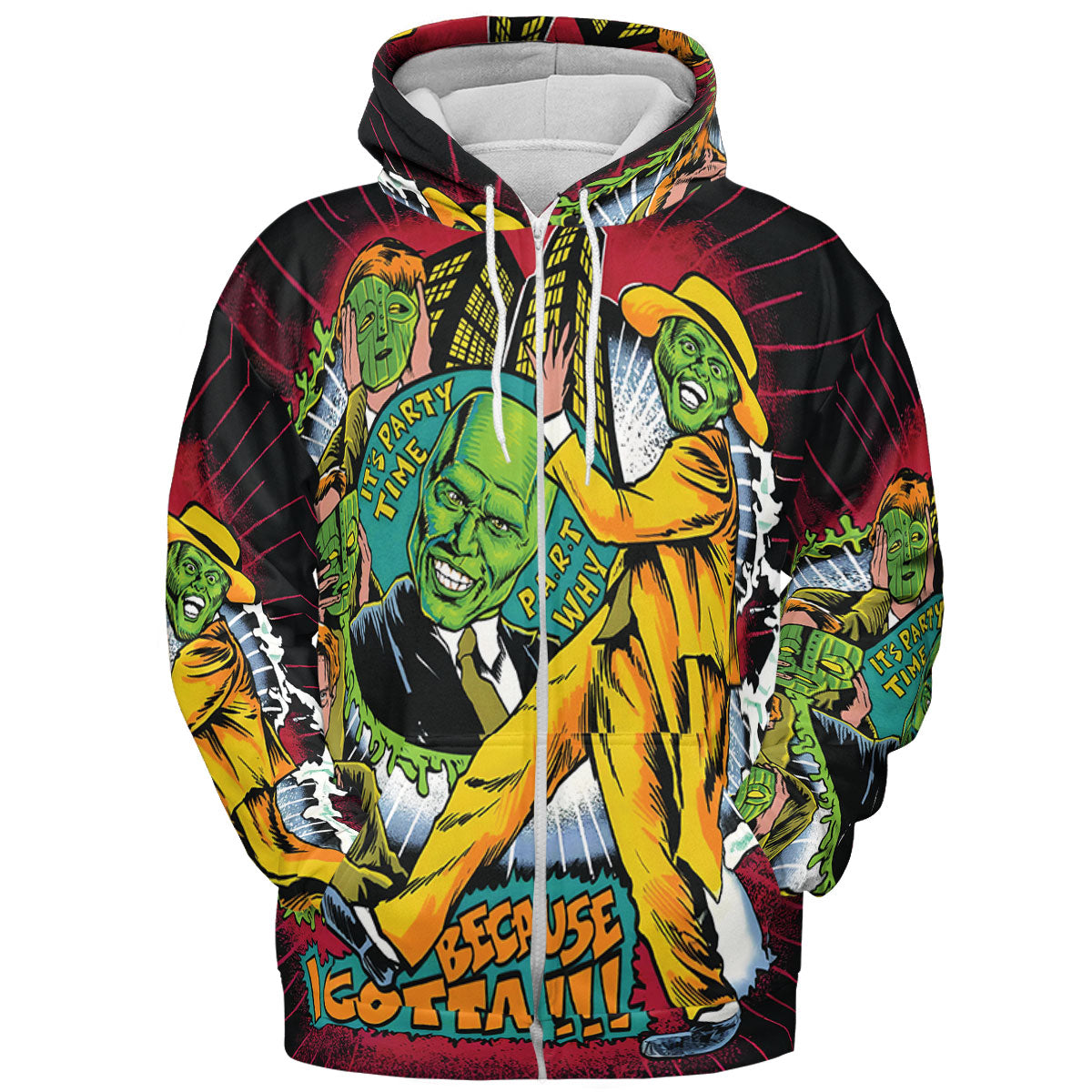 All-over Print Hoodie - MKUPFFDE