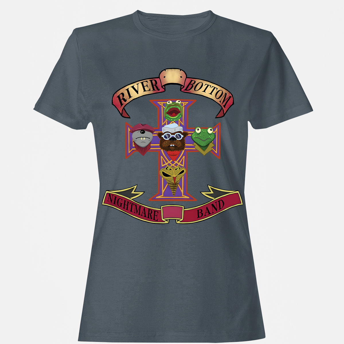 Women's T-shirt - Black - THANGFIXED (Copy) - Charcoal - 3