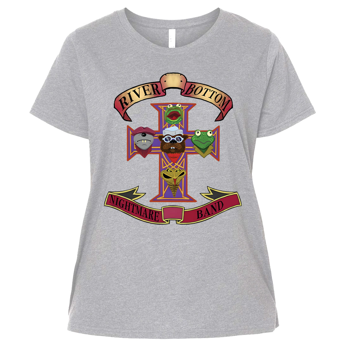 Ladies Curvy Jersey - Black - THANGFIXED (Copy) - Heather - 3