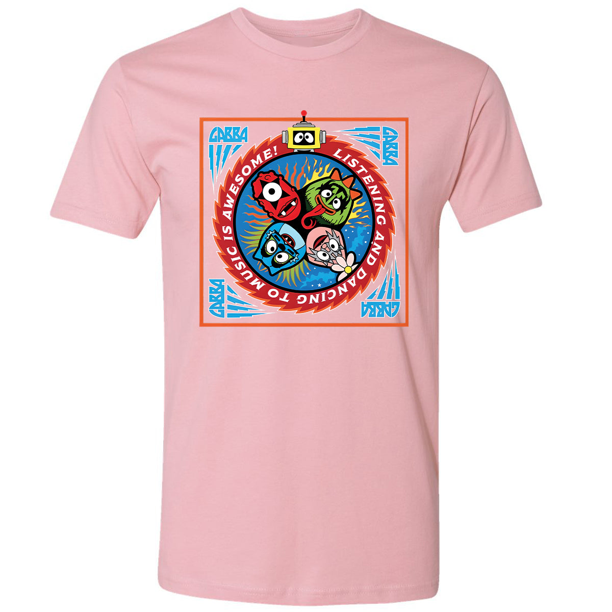 Listening and Dancing Yo Gabba Gabba! - Light Pink - 3