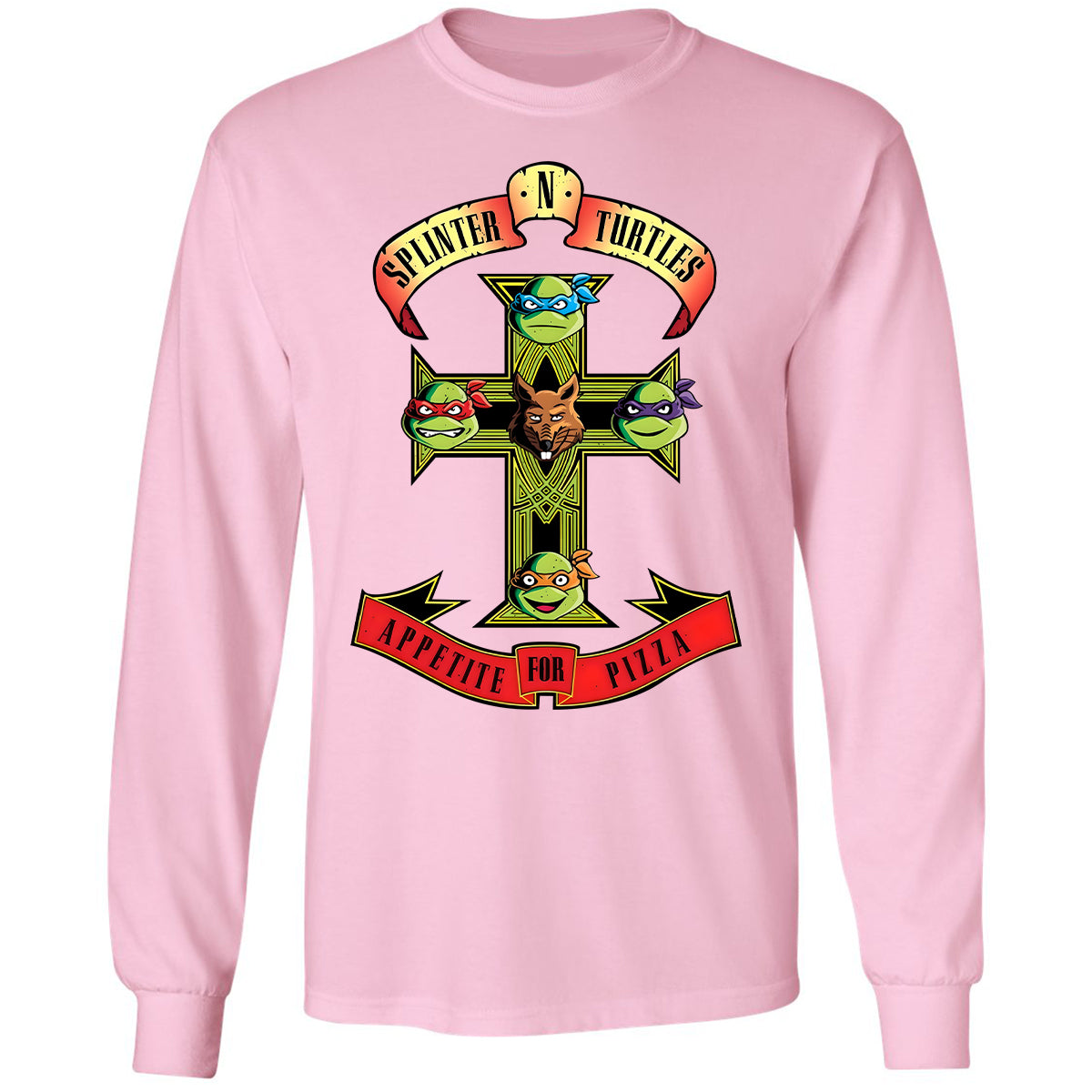 Long Sleeve T-Shirt - P5DT8JWJ - Light Pink - 3