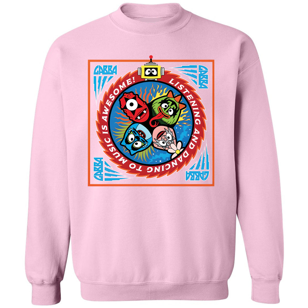 Listening and Dancing Yo Gabba Gabba! - Light Pink - 3