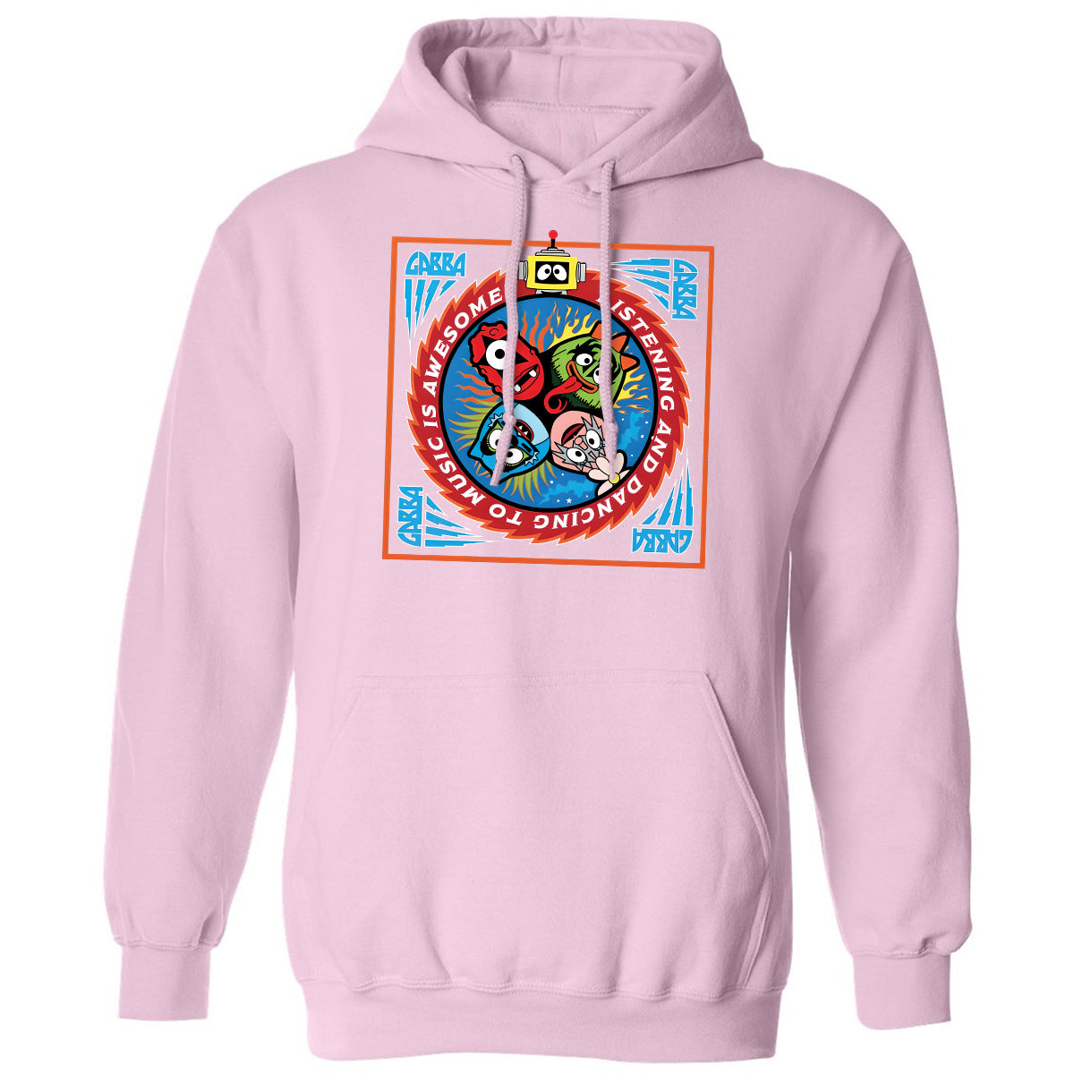 Listening and Dancing Yo Gabba Gabba! - Light Pink - 3