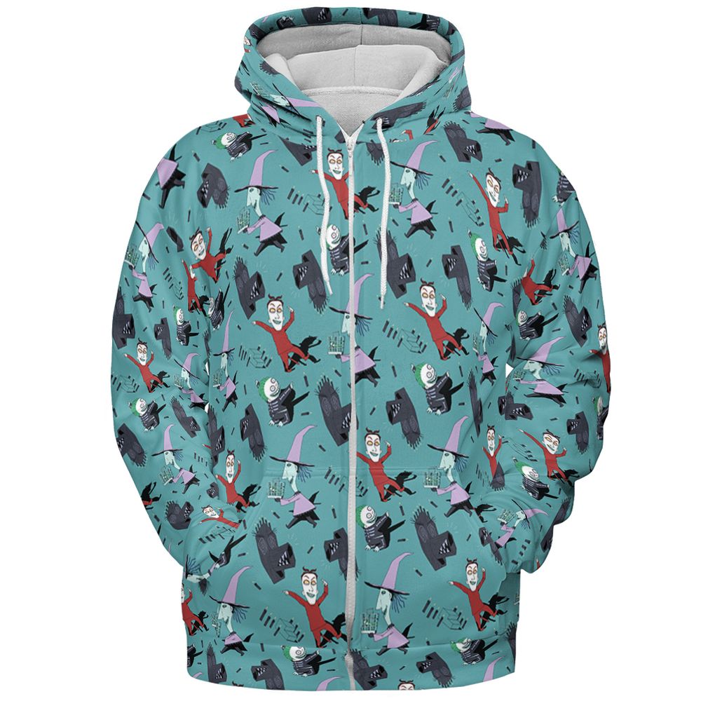 All-over Print Hoodie - YMEK8AC2 - Zip Hoodie - 3