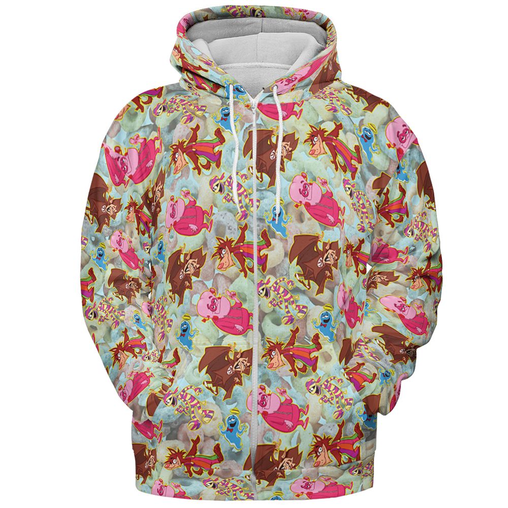 All-over Print Hoodie - 43EHBWH8 - Zip Hoodie - 3