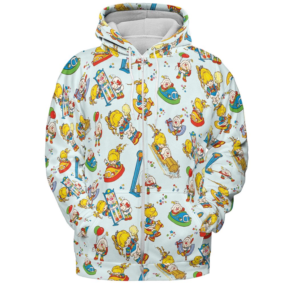 All-over Print Hoodie - A4QUZFY4 - Zip Hoodie - 3