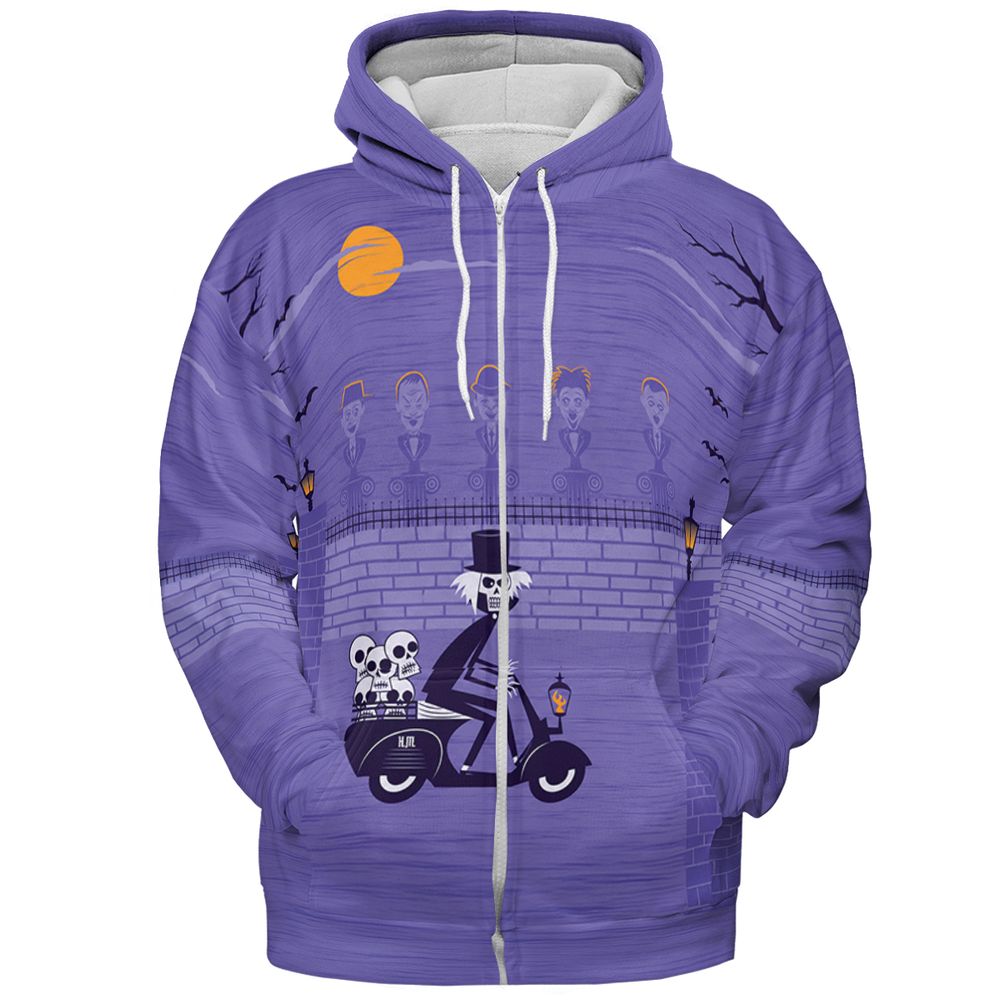 All-over Print Hoodie - WQ9Y4PEW - Zip Hoodie - 3