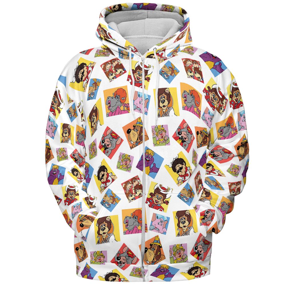 All-over Print Hoodie - EL1FZQJ6 - Zip Hoodie - 3