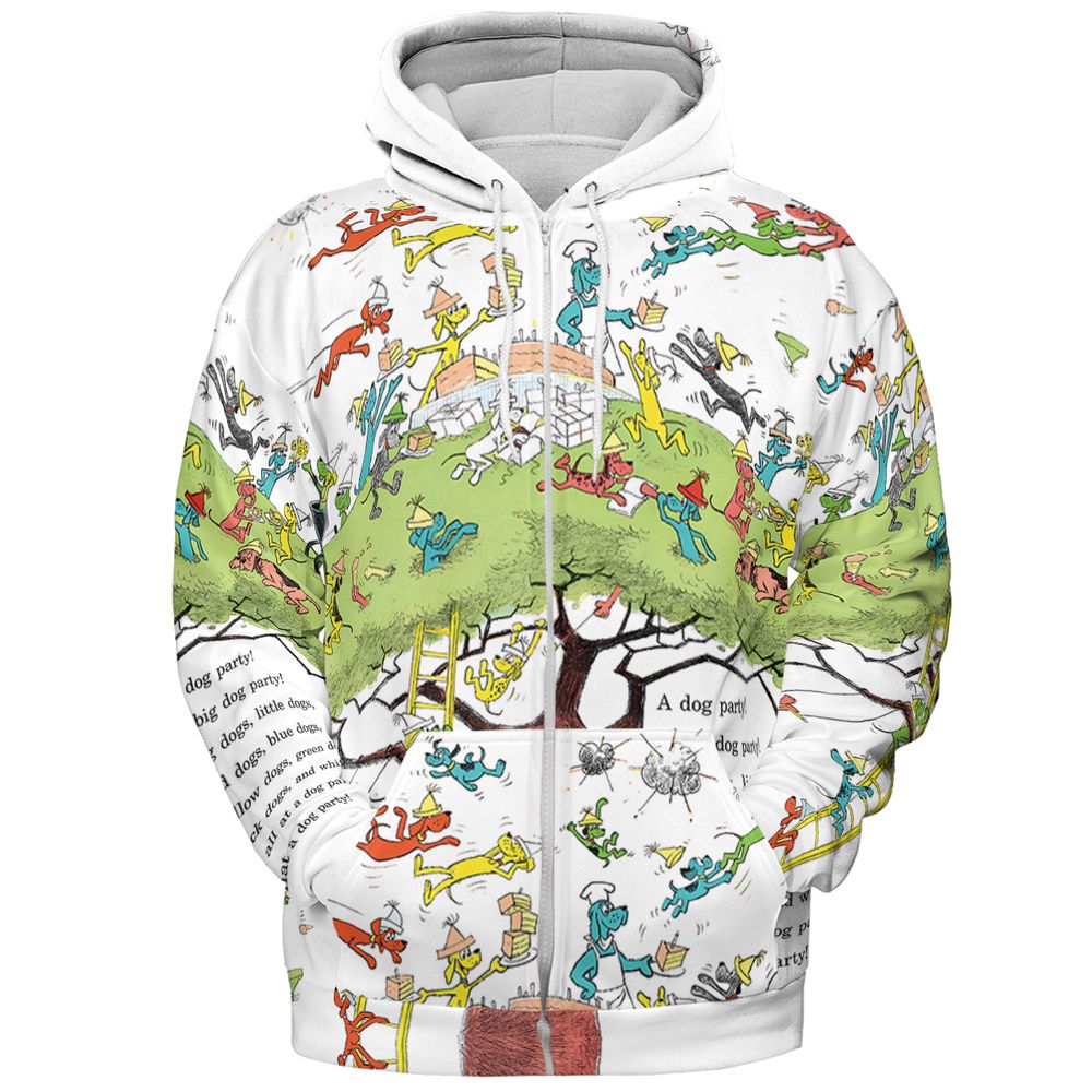 A Dog Party - Zip Hoodie - 3