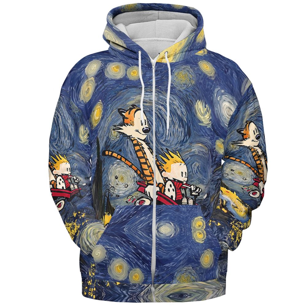 All-over Print Hoodie - 3J7SEN2T - Zip Hoodie - 3
