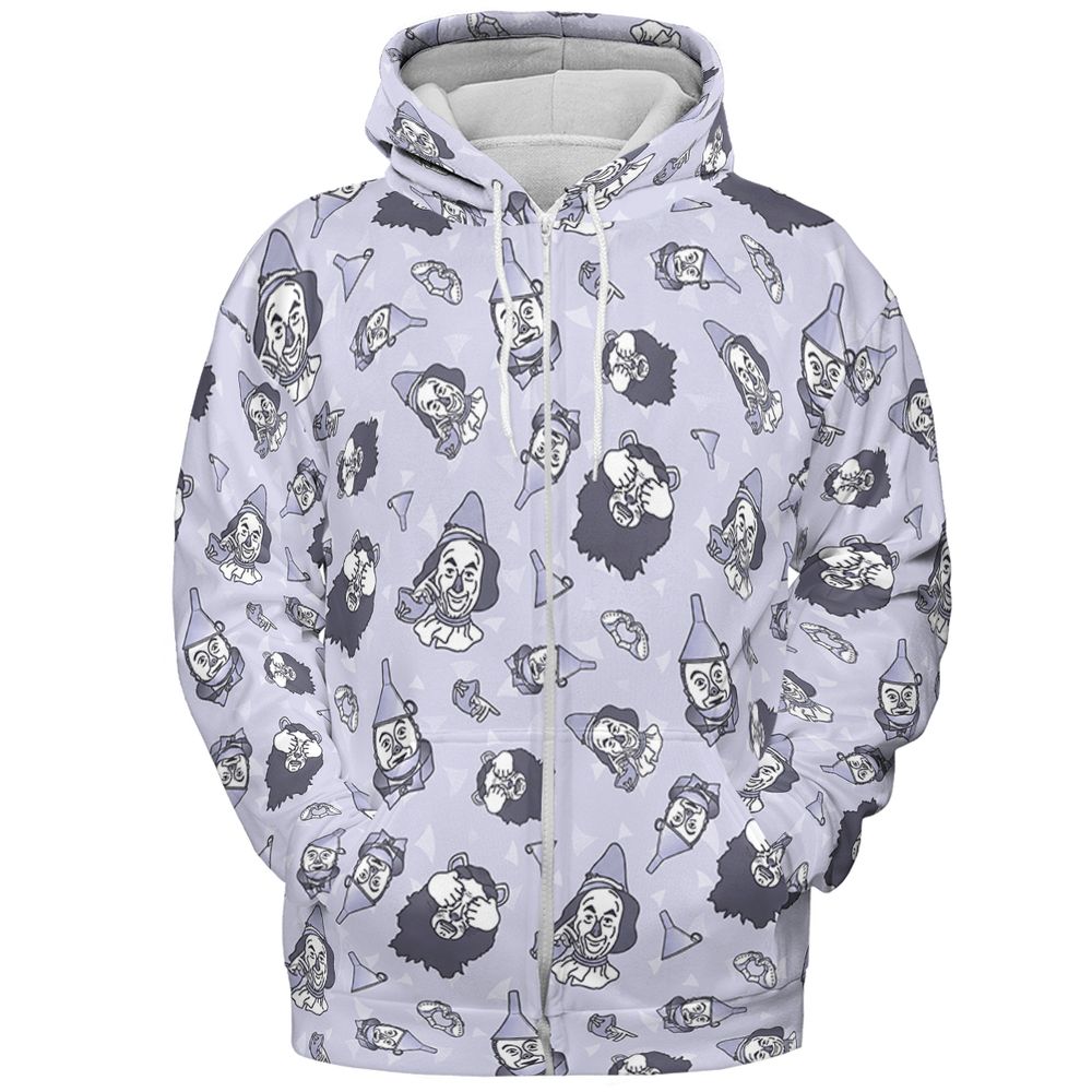 All-over Print Hoodie - UV5CQREX - Zip Hoodie - 3