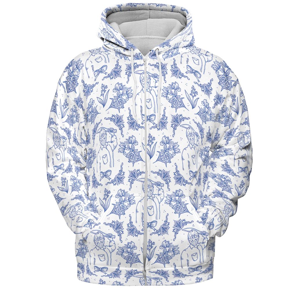 All-over Print Hoodie - URMCSDGQ - Zip Hoodie - 3