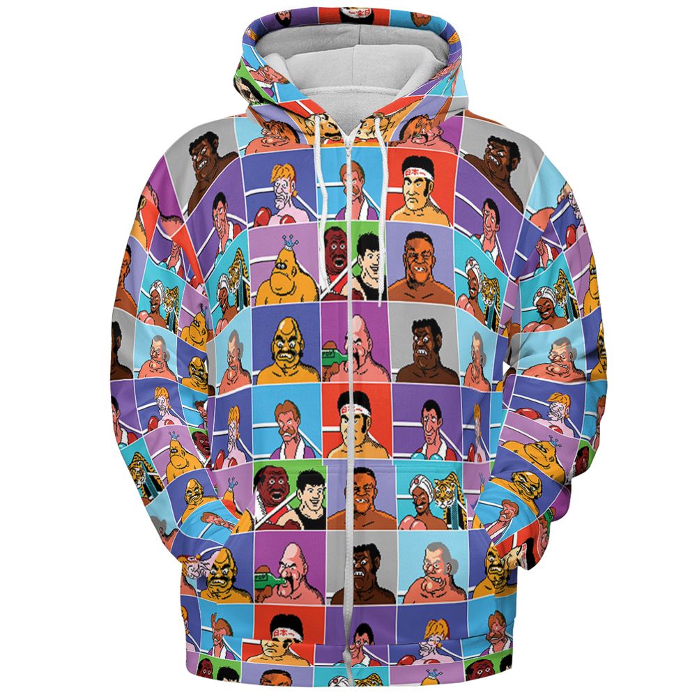 All-over Print Hoodie - X7JUMWA8 - Zip Hoodie - 3