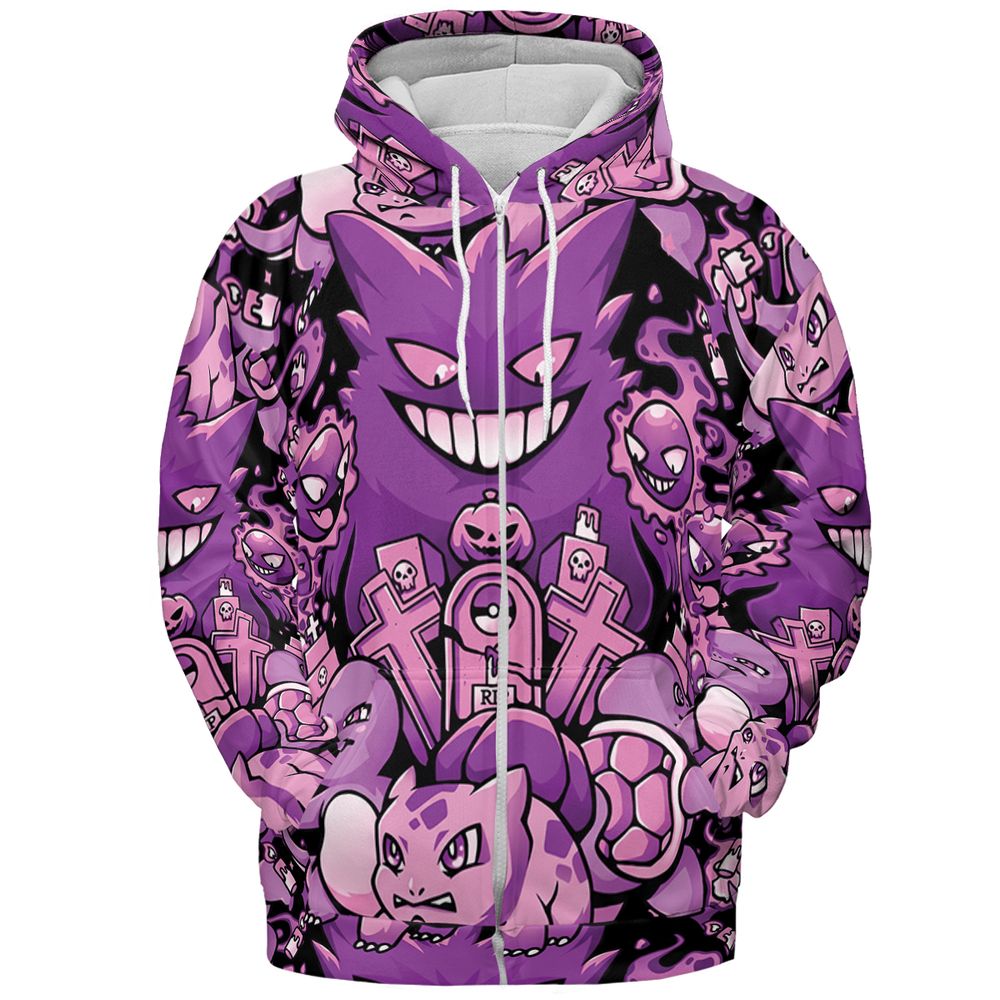 All-over Print Hoodie - 3QWP578K - Zip Hoodie - 3