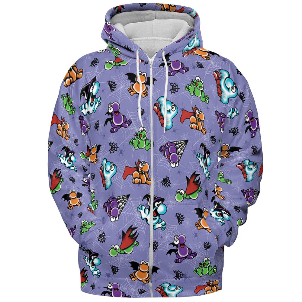 All-over Print Hoodie - NH3ML2PC - Zip Hoodie - 3