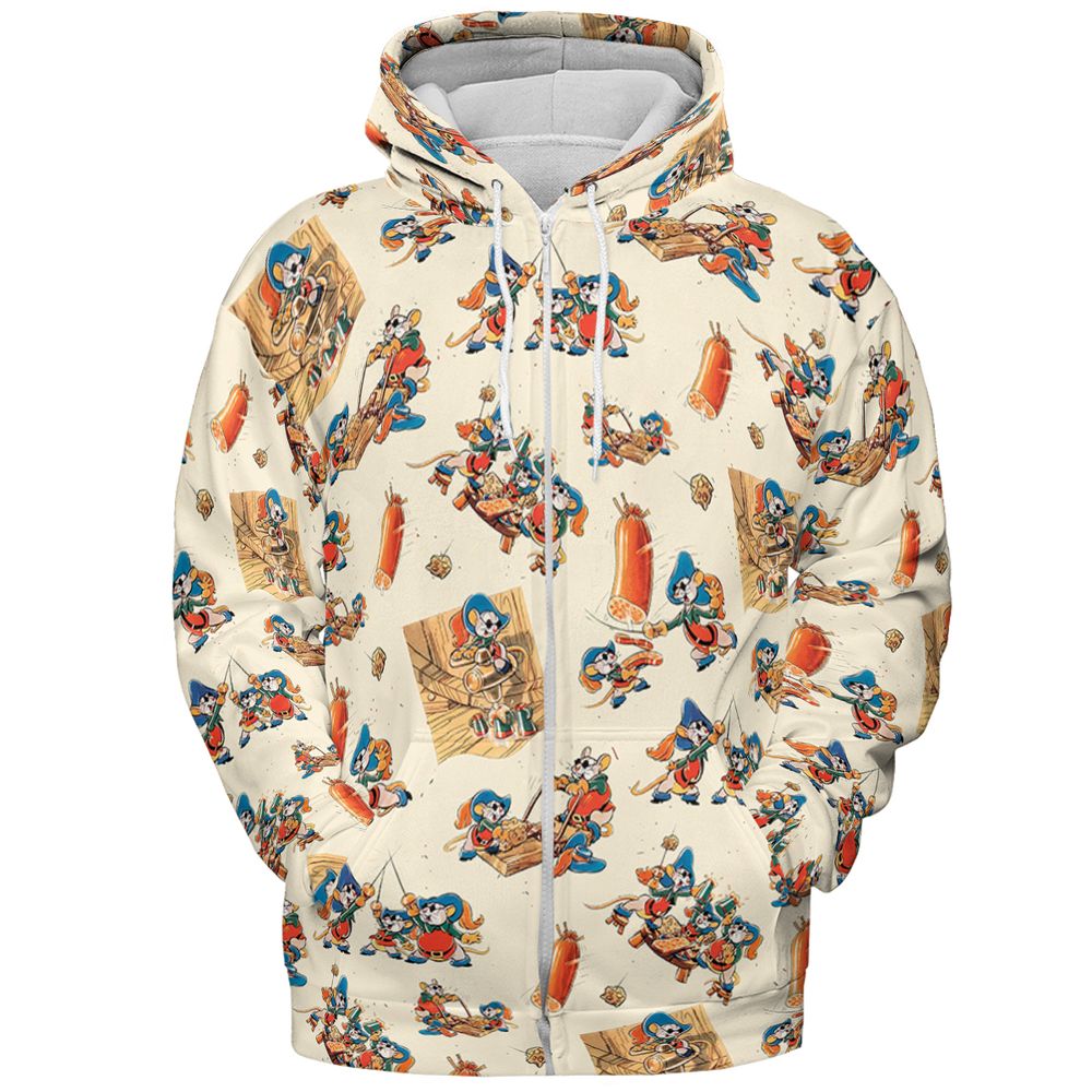 The Three Blind Mouseketeers - Zip Hoodie - 3