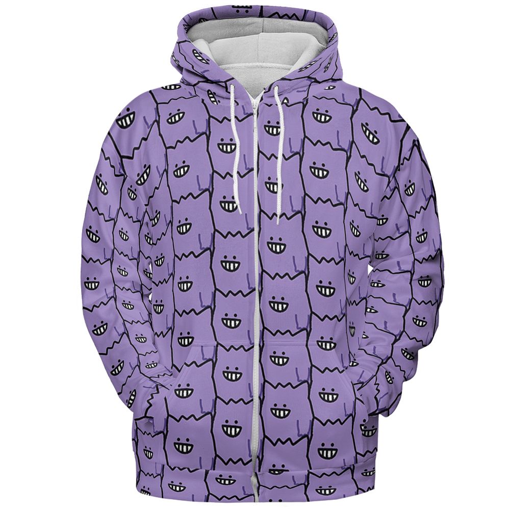 Gengar - Zip Hoodie - 3