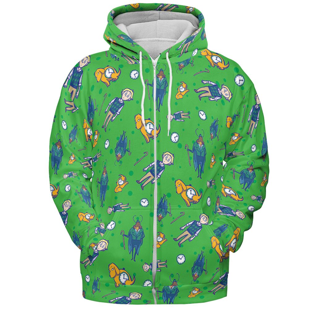 All-over Print Hoodie - 4SUHHRNM - Zip Hoodie - 3