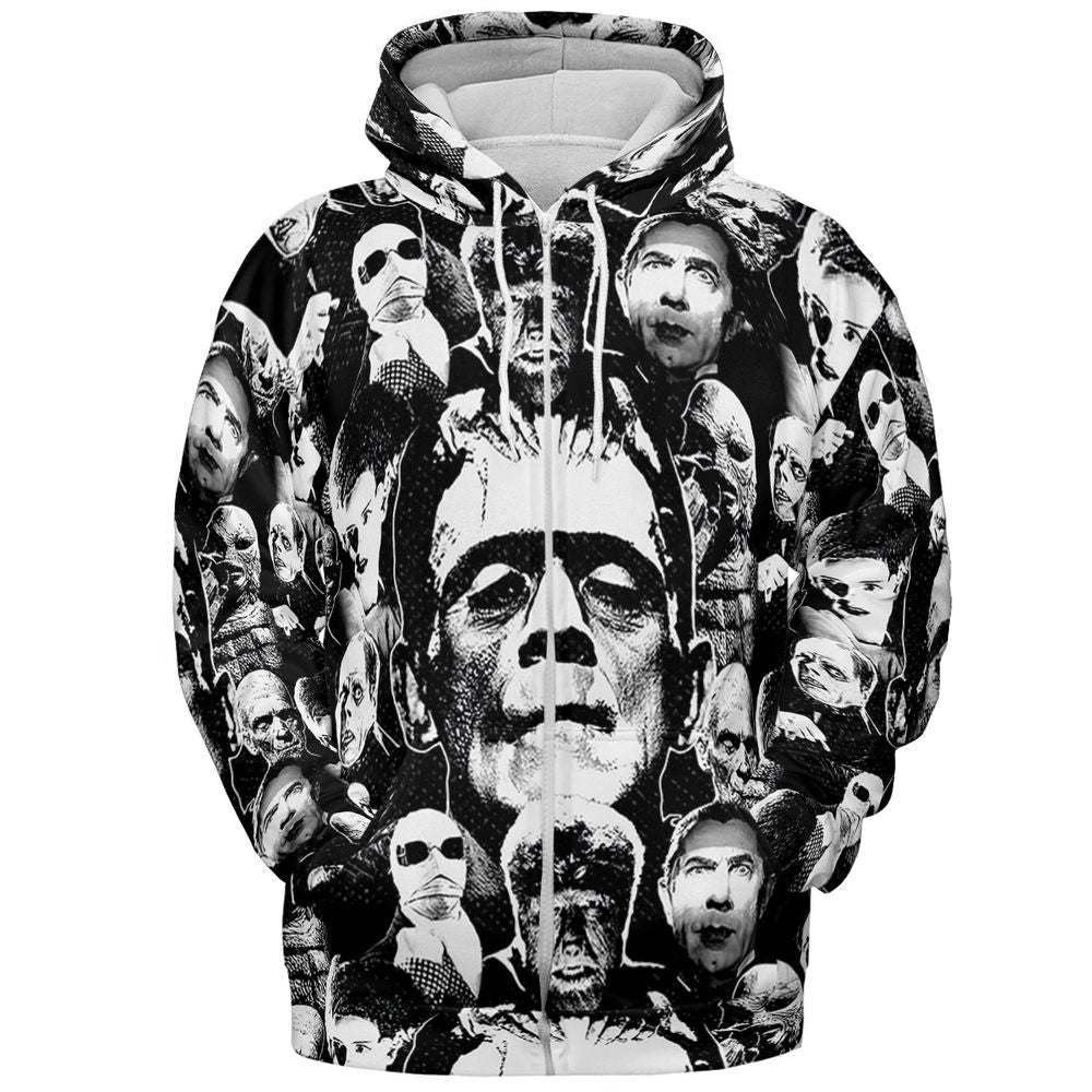 Classic Monsters - Zip Hoodie - 3