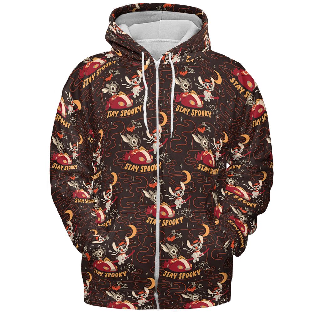 All-over Print Hoodie - U8QTZ4JW - Zip Hoodie - 3
