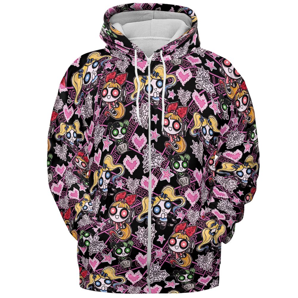 All-over Print Hoodie - D14PFCMD - Zip Hoodie - 3